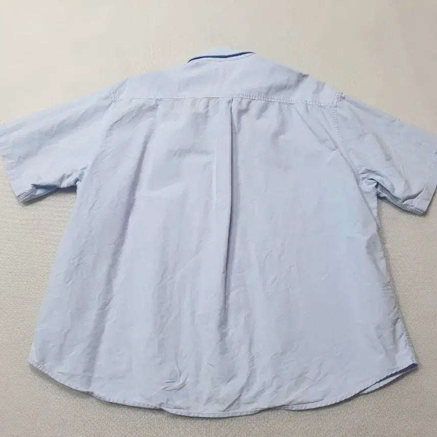 [BUNJANG] Lee Blue Short Sleeve Shirt (M) / Lee 리 반팔 셔츠 하늘색 M 95~100