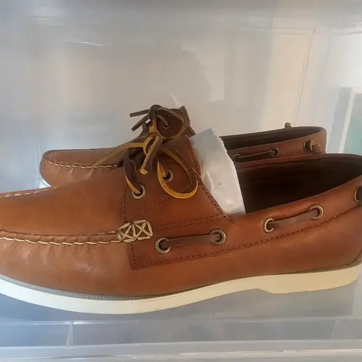 [BUNJANG] Polo Ralph Lauren Leather Boat Shoes / 폴러랄프로렌 레더 보트슈즈