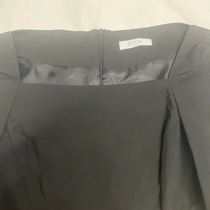 [BUNJANG] Paul &amp; Alice Square Neck Black Mini Dress / 폴앤앨리스 스퀘어넥 블랙 미니 원피스