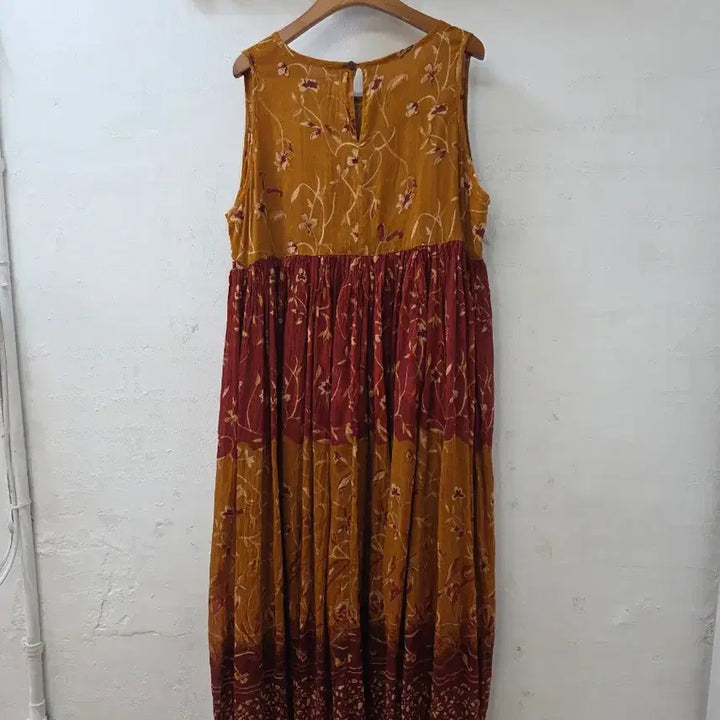 [SOLD OUT] 일본빈티지플라워패턴 롱원피스 빈티지스타일(새상품)