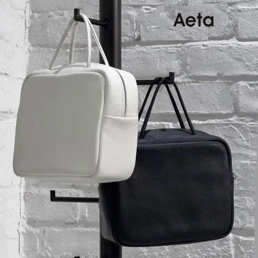 [BUNJANG] Aeta BOSTON S Square Tote Bag (Black) / Aeta BOSTON S size 아에타 스퀘어 토트백 (블랙)