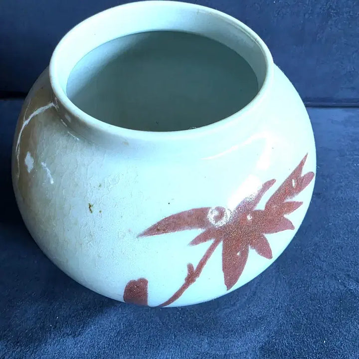 [BUNJANG] Vietnamese Annam Iron-Painted White Porcelain Vase / 베트남 근현대 안남 철화백자