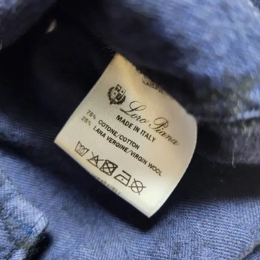 [BUNJANG] Loro Piana Herringbone Shirt - M / 로로피아나 헤링본 셔츠 M