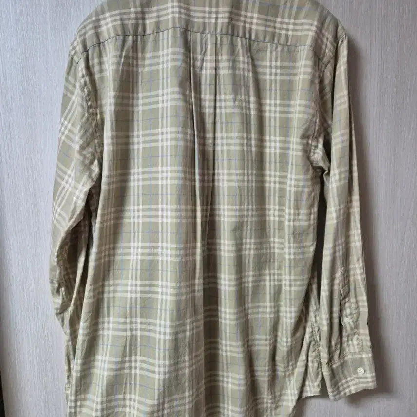 [SOLD OUT] (정품) 버버리 체크 셔츠 남방 M 남성  코튼셔츠