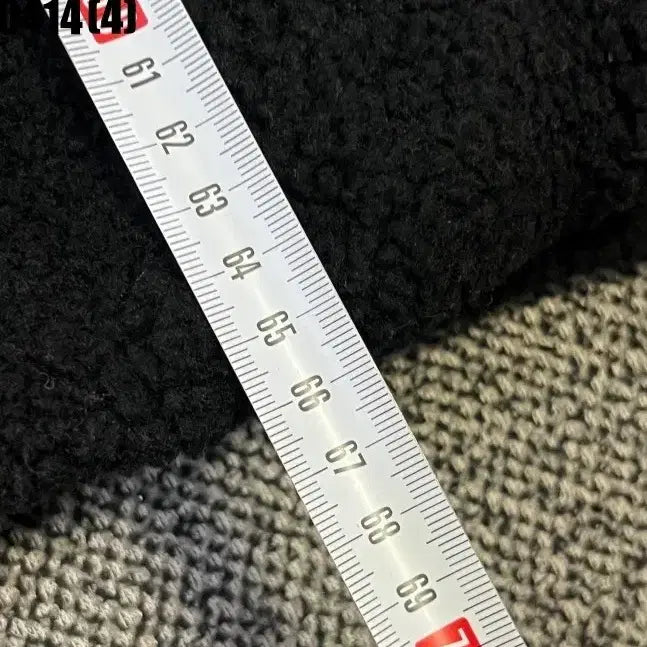 [BUNJANG] EBBETS FIELD Black C Logo Fleece Jacket / L 이벳필드 블랙 C로고 뽀글이 플리스 자켓 0414(4)