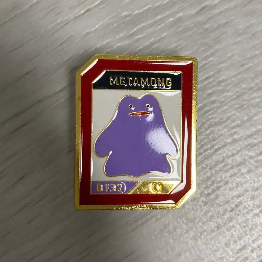 [BUNJANG] Pokemon Ditto Badge / 메타몽 이삭토스트 포켓몬스터 벳지