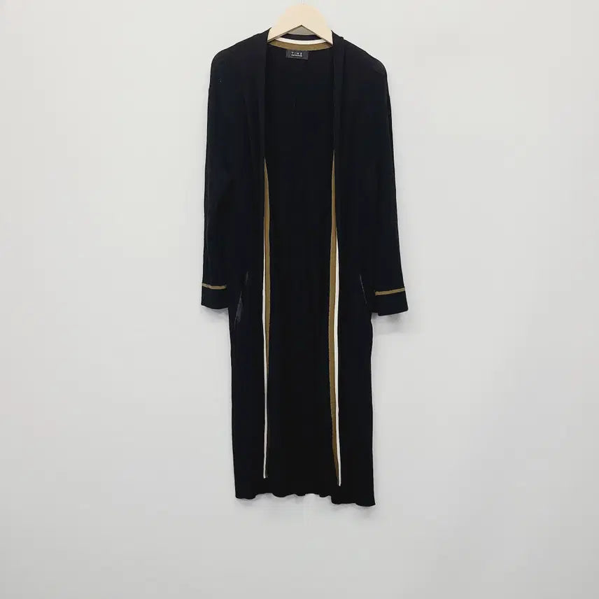 [BUNJANG] Hansome Time 배색 Long Cardigan / 한섬 타임(TIME) 배색 롱 가디건 (77/L)