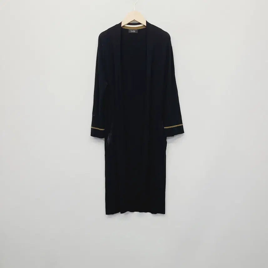 [BUNJANG] Hansome Time 배색 Long Cardigan / 한섬 타임(TIME) 배색 롱 가디건 (77/L)