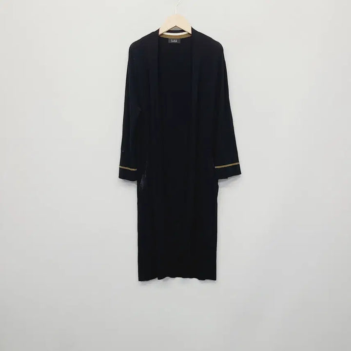 [BUNJANG] Hansome Time 배색 Long Cardigan / 한섬 타임(TIME) 배색 롱 가디건 (77/L)