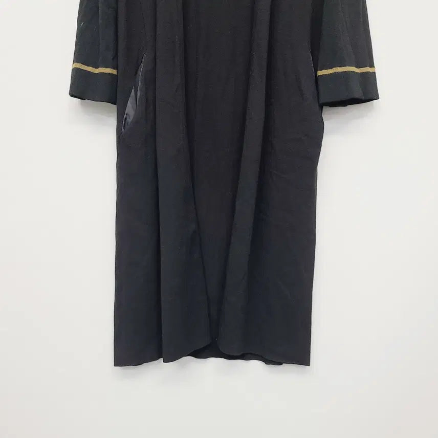 [BUNJANG] Hansome Time 배색 Long Cardigan / 한섬 타임(TIME) 배색 롱 가디건 (77/L)