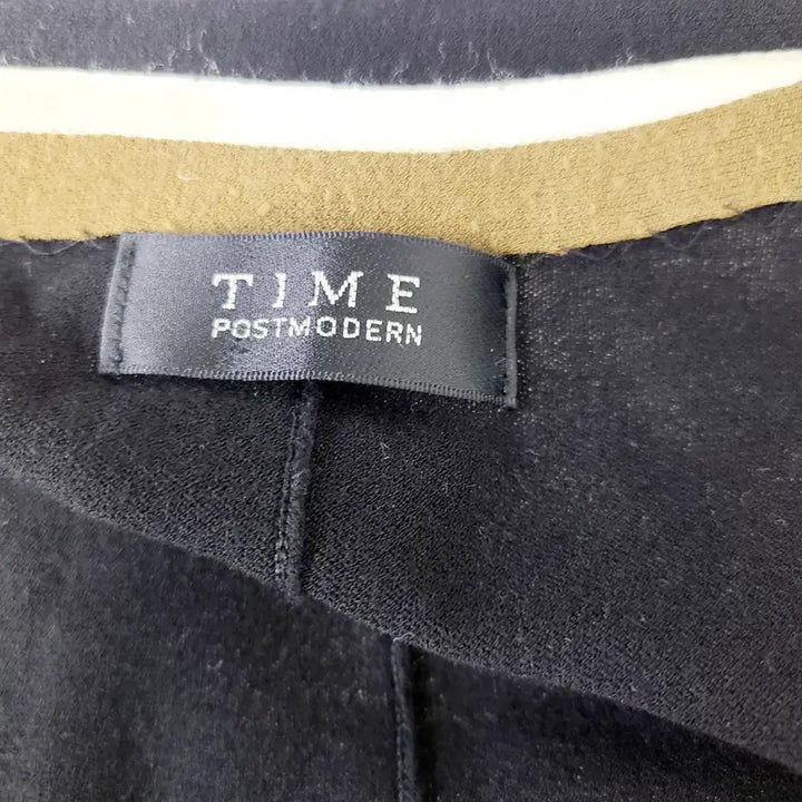 [BUNJANG] Hansome Time 배색 Long Cardigan / 한섬 타임(TIME) 배색 롱 가디건 (77/L)