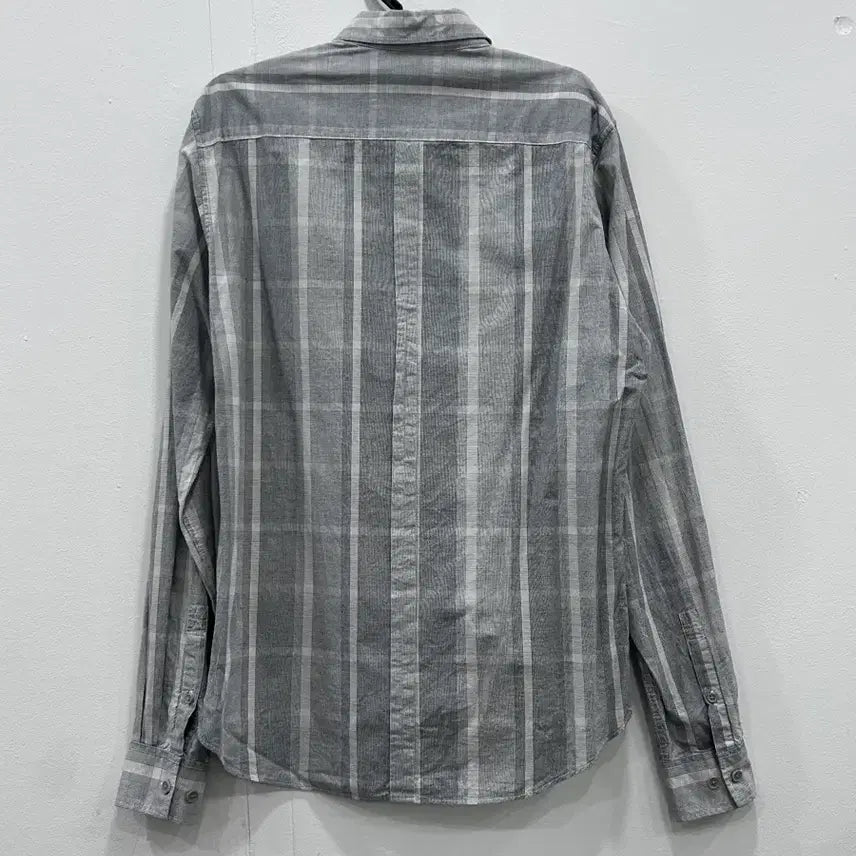 [BUNJANG] DKNY Grey Check Shirt 100% Cotton / [M] DKNY 그레이 체크 셔츠