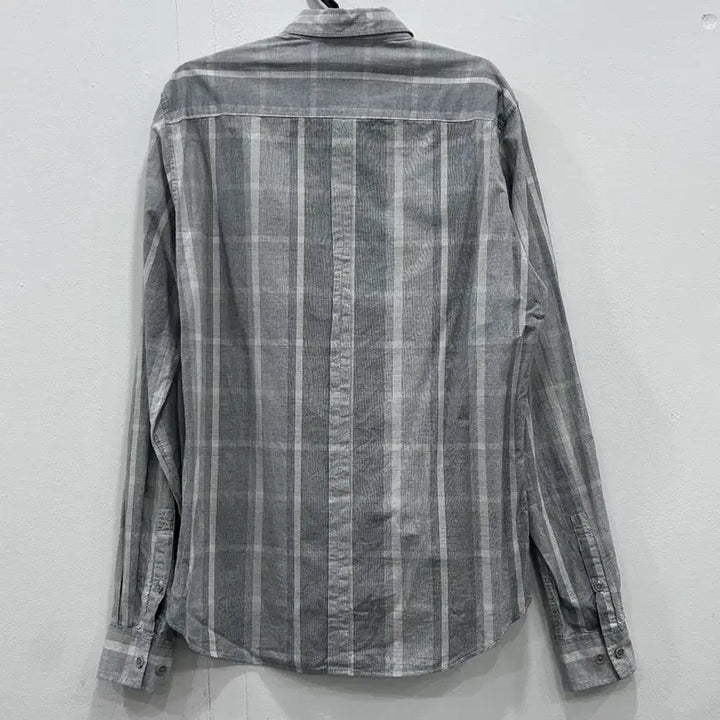 [BUNJANG] DKNY Grey Check Shirt 100% Cotton / [M] DKNY 그레이 체크 셔츠