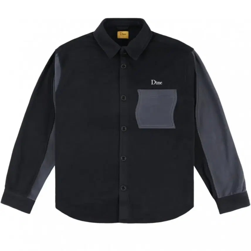 [BUNJANG] Dime Polar Fleece Button-Up Shirt L / 다임 폴라 플리스 버튼업 셔츠 L