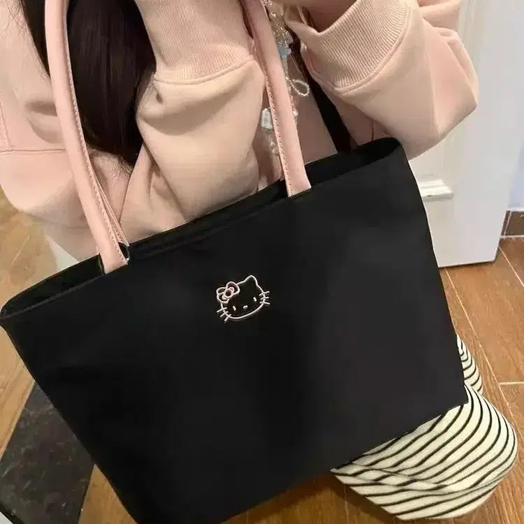 [BUNJANG] Y2K Blackpink Kitty Shopper Tote Bag / [새상품/*바로발송*] y2k 블랙핑크 키티 쇼퍼백 갸루 토트백 가방