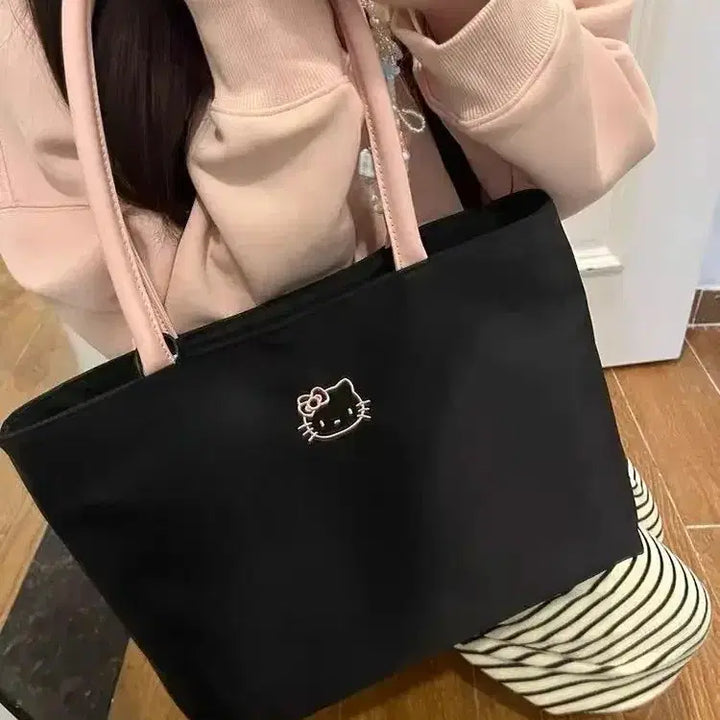 [BUNJANG] Y2K Blackpink Kitty Shopper Tote Bag / [새상품/*바로발송*] y2k 블랙핑크 키티 쇼퍼백 갸루 토트백 가방