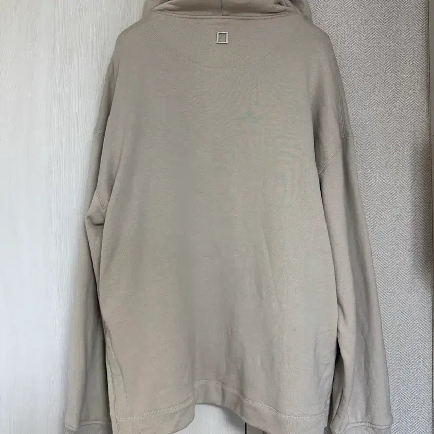 [SOLD OUT] (48) 23ss 우영미 W패치 하프집업 후드티 베이지