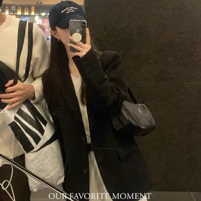 [BUNJANG] Marymond Favorite Classic Jacket Black S / 메리어라운드 페이보릿 클래식 자켓 블랙S (새상품)