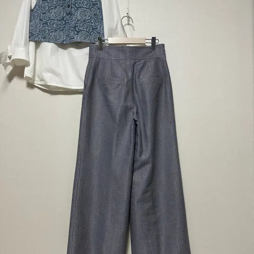 [SOLD OUT] 모조에스핀23 트위드 와이드 트라우저