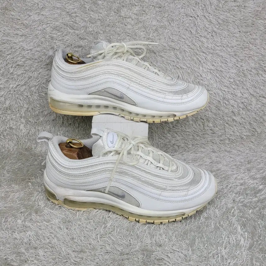 [BUNJANG] Nike Air Max 97 White Sneakers (Used) / 구제짱짱맨 275 나이키 에어맥스97 화이트 스니커즈