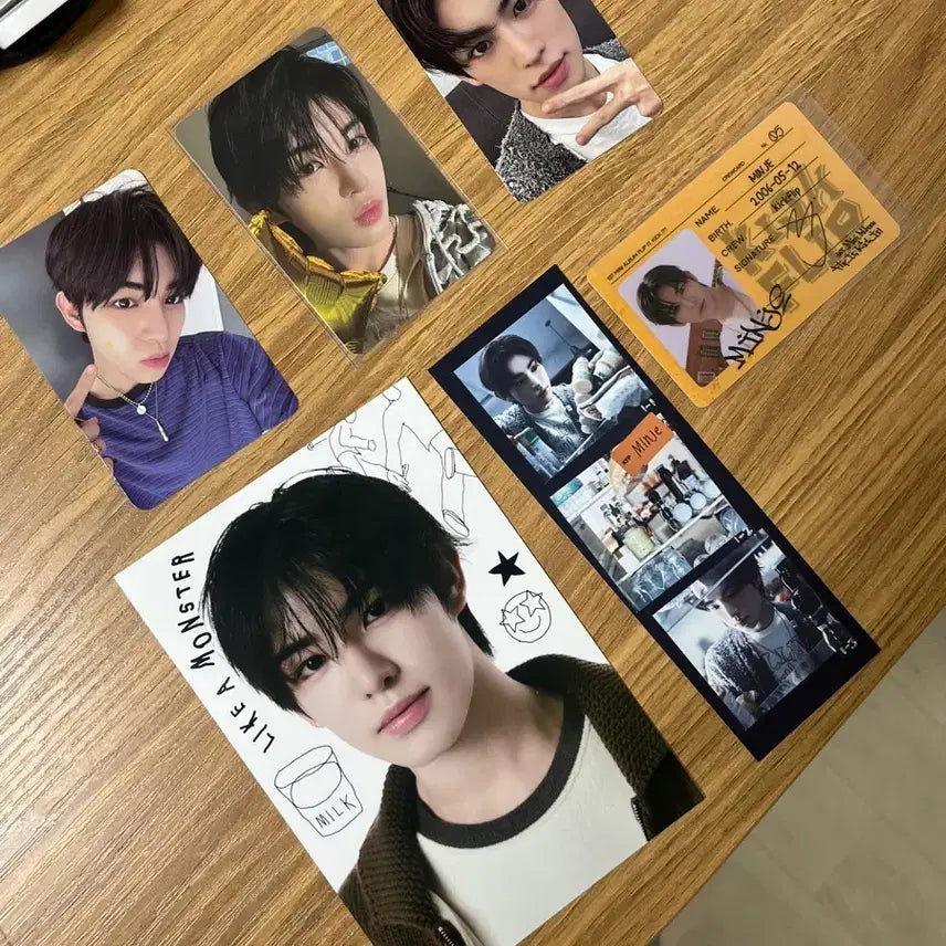 [BUNJANG] Kickflip Minje Star Patch POB + Other Photocards Bundle Set / 킥플립 민제 별패치 공방포카+ 다른 포카, 사진 일괄