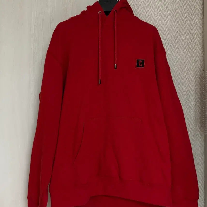 [SOLD OUT] (48) 우영미 백로고 후드티 레드