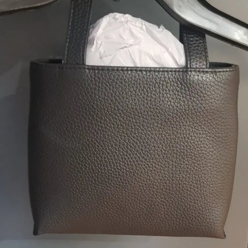 [BUNJANG] Necessary Mini Square Black Tote Bag / 네세서리 미니 스퀘어 블랙 토트백