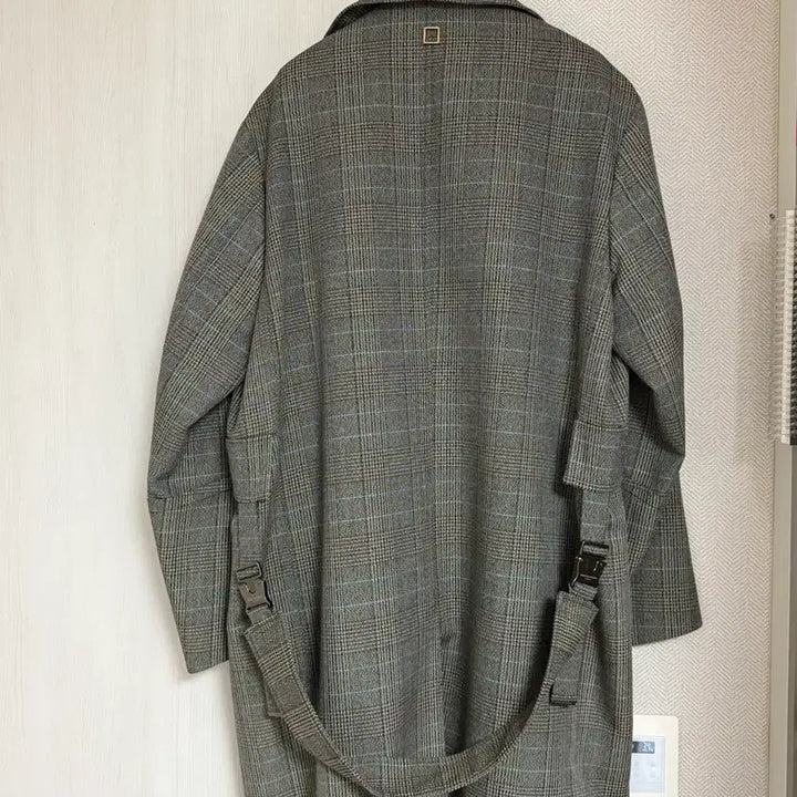 [SOLD OUT] (48) 우영미 턴업체크 맥코트
