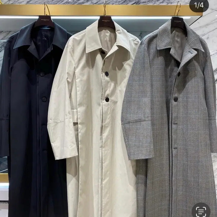 [SOLD OUT] (48) 우영미 턴업체크 맥코트