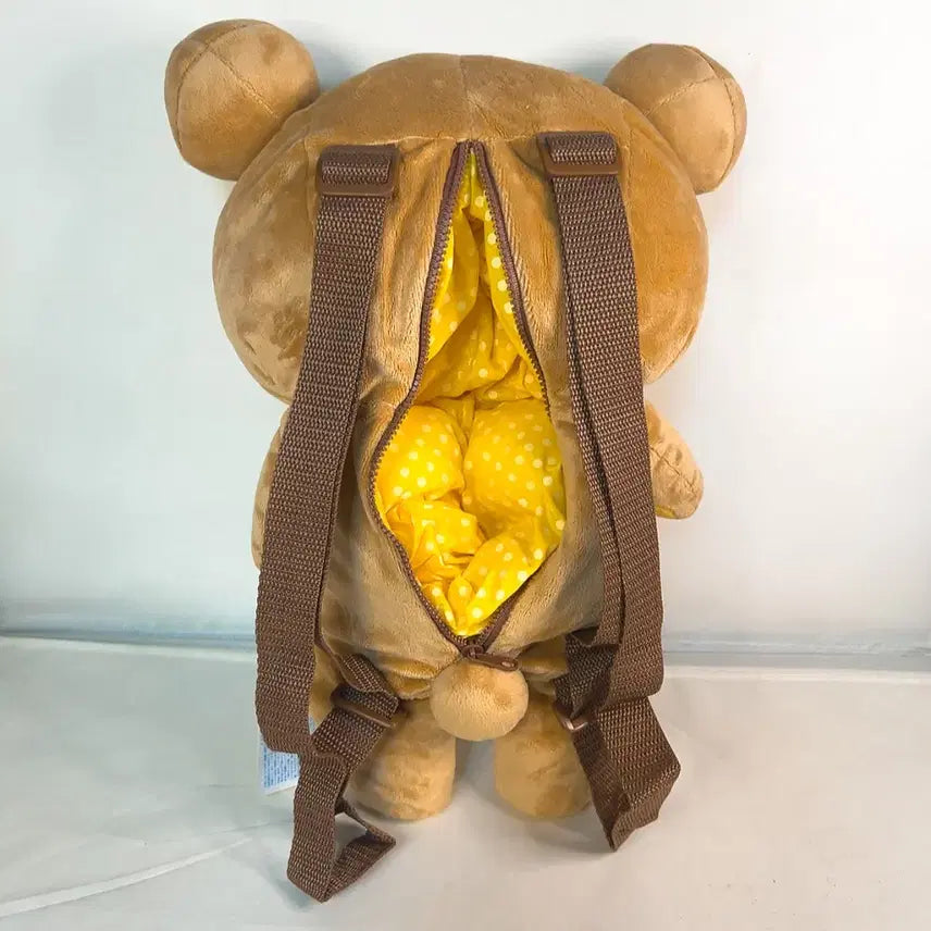 [BUNJANG] Rilakkuma Plush Backpack / 리락쿠마 봉제인형 백팩