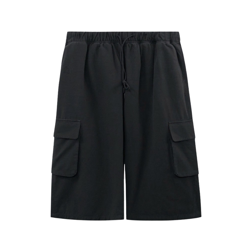[SOLD OUT] [2] 폴리테루 휴먼인덱스 1/2 카고 팬츠 블랙