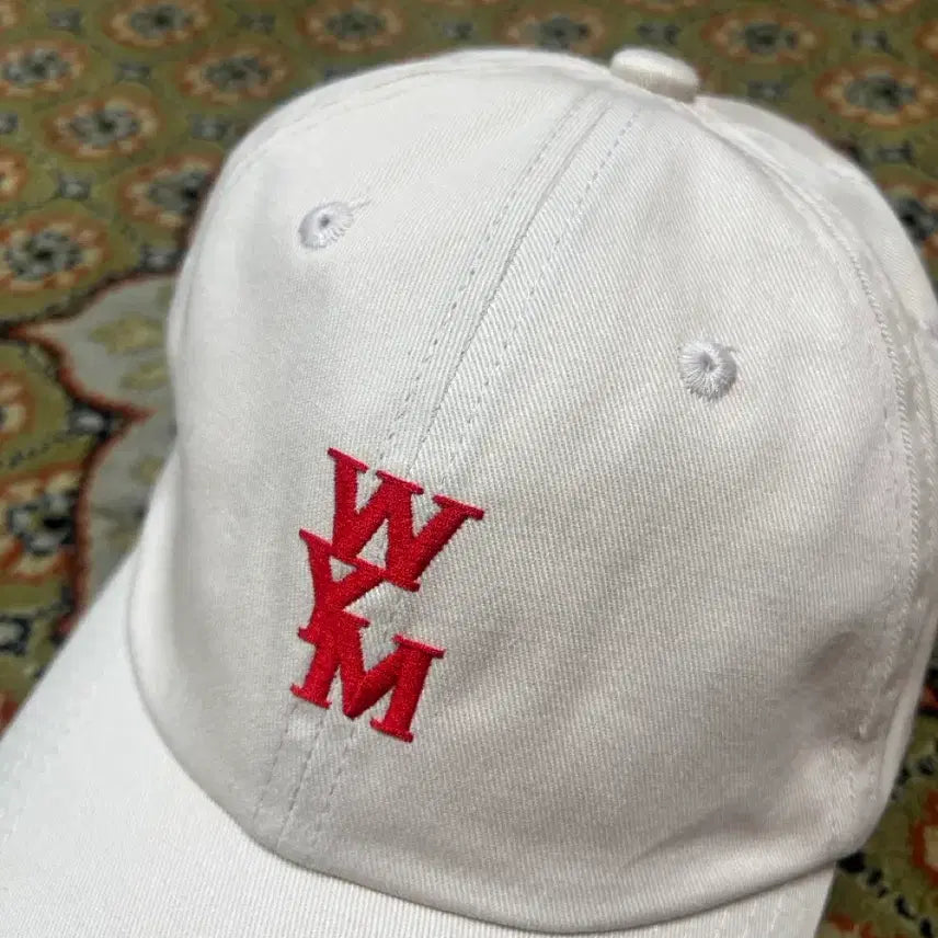 [SOLD OUT] [FREE] WOOYOUNGMI 우영미 아이보리 로고 볼캡