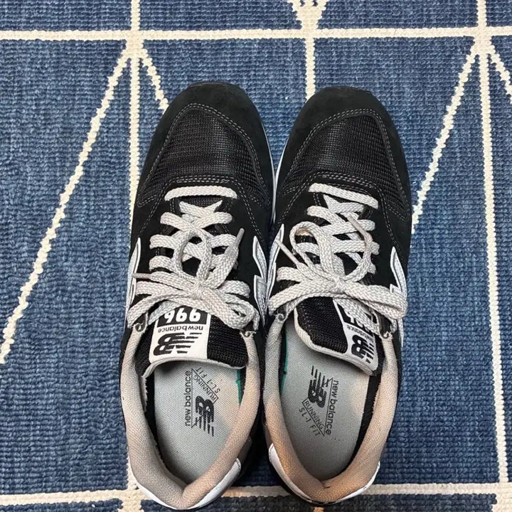 [BUNJANG] New Balance 996 Black Silver Sneakers / 뉴발란스 996 블랙실버