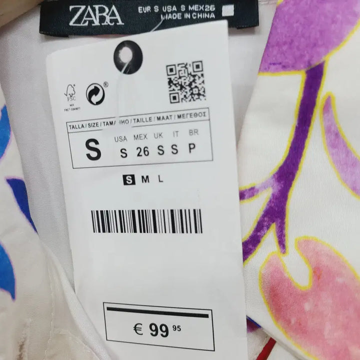 [BUNJANG] ZARA Flower Print Long Dress / [새상품/택포함] 자라 플라워 프린트 원피스 S