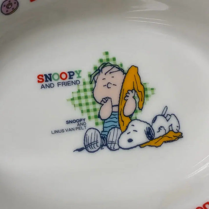 [BUNJANG] Snoopy Vintage Oval Plate / 스누피 빈티지 타원 접시