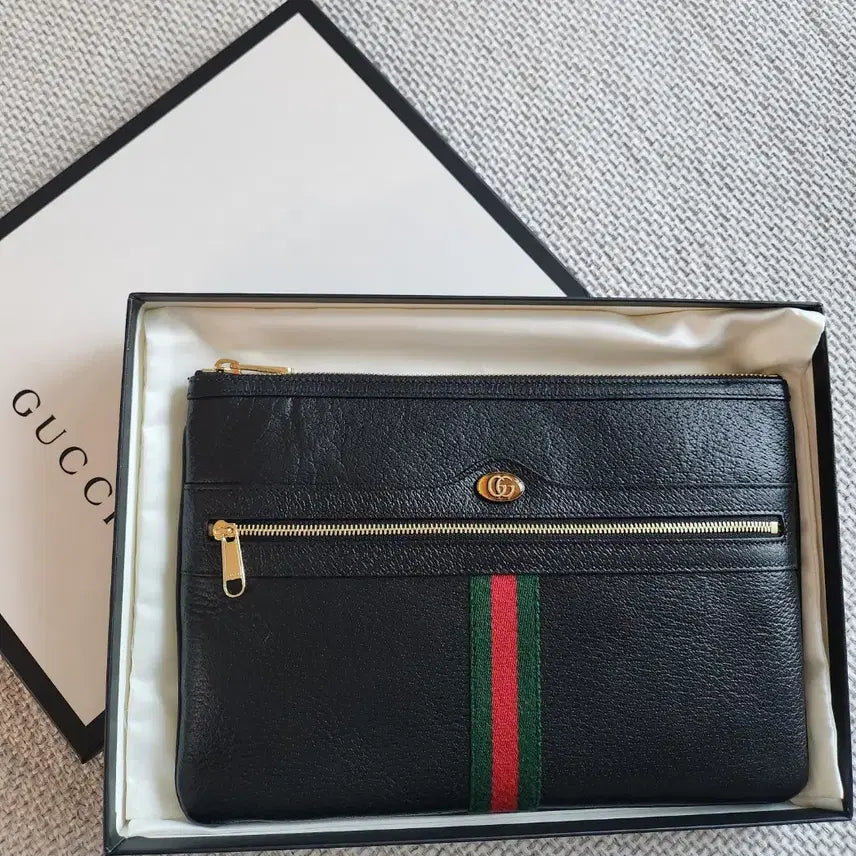 [BUNJANG] Gucci Ophidia Clutch Black / 구찌 오피디아 클러치 블랙 (정품/상태 최상/실사용 거의 없음)