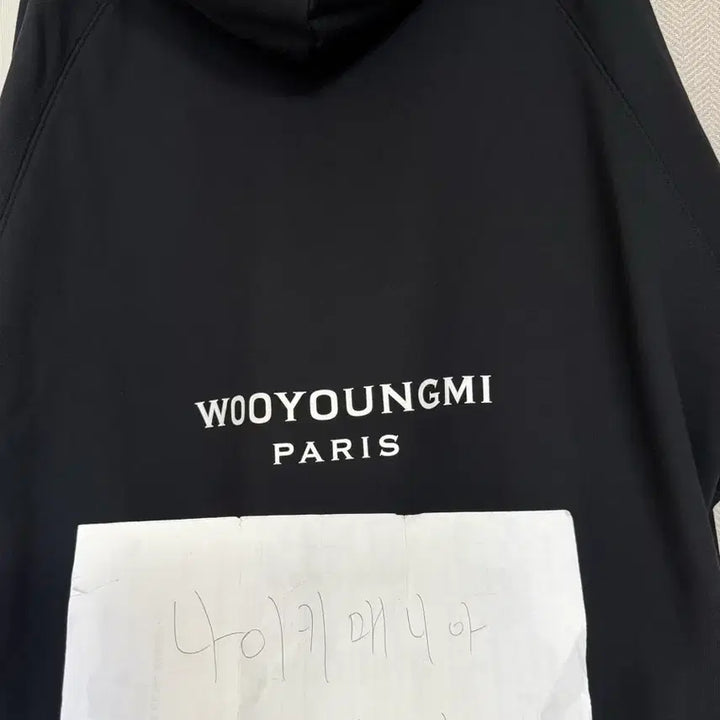 [SOLD OUT] (52) 26ss 우영미 뉴백로고 후드티 블랙