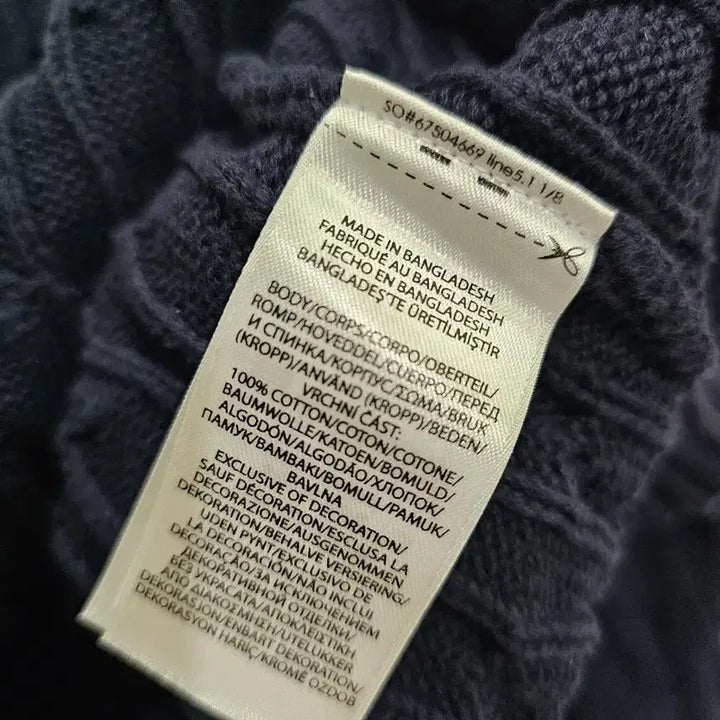 [BUNJANG] Polo Ralph Lauren Cotton Crewneck Knit Sweater / [XL(18-20)] 폴로 랄프로렌 스카이블루 코튼 크루넥 니트