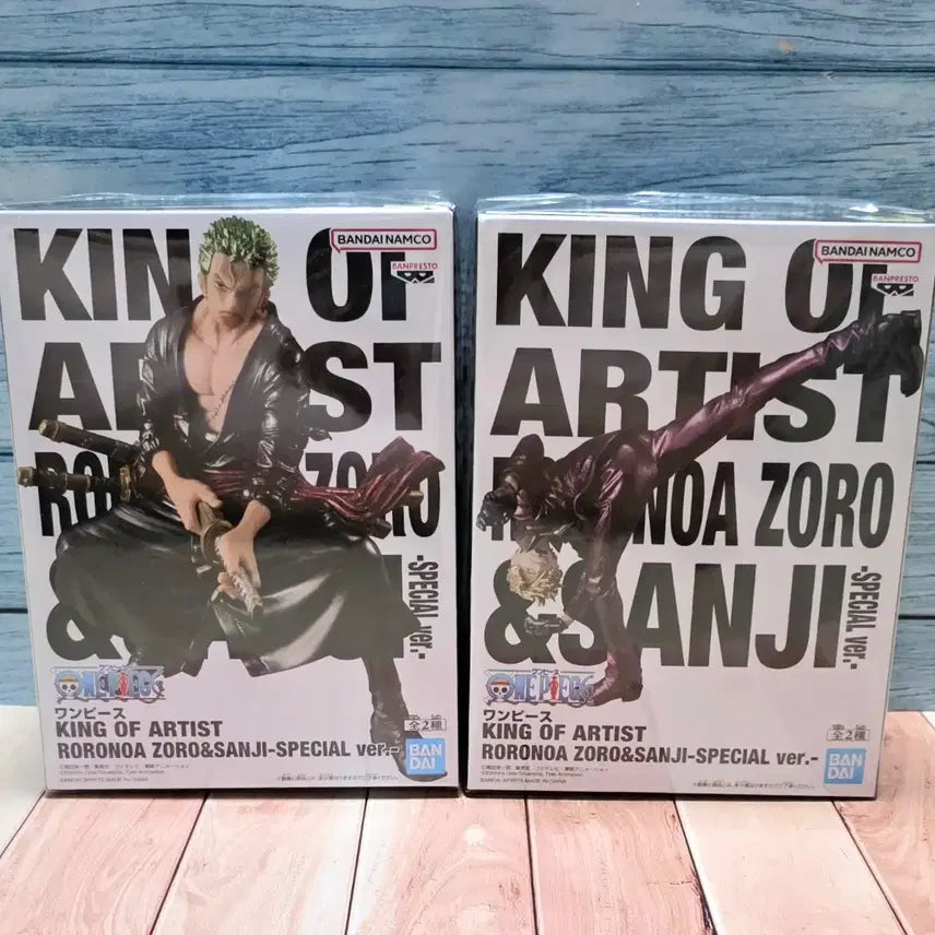[SOLD OUT] (미개봉) 원피스 피규어 킹오브아티스트 스페셜 조로 상디 일괄 세트