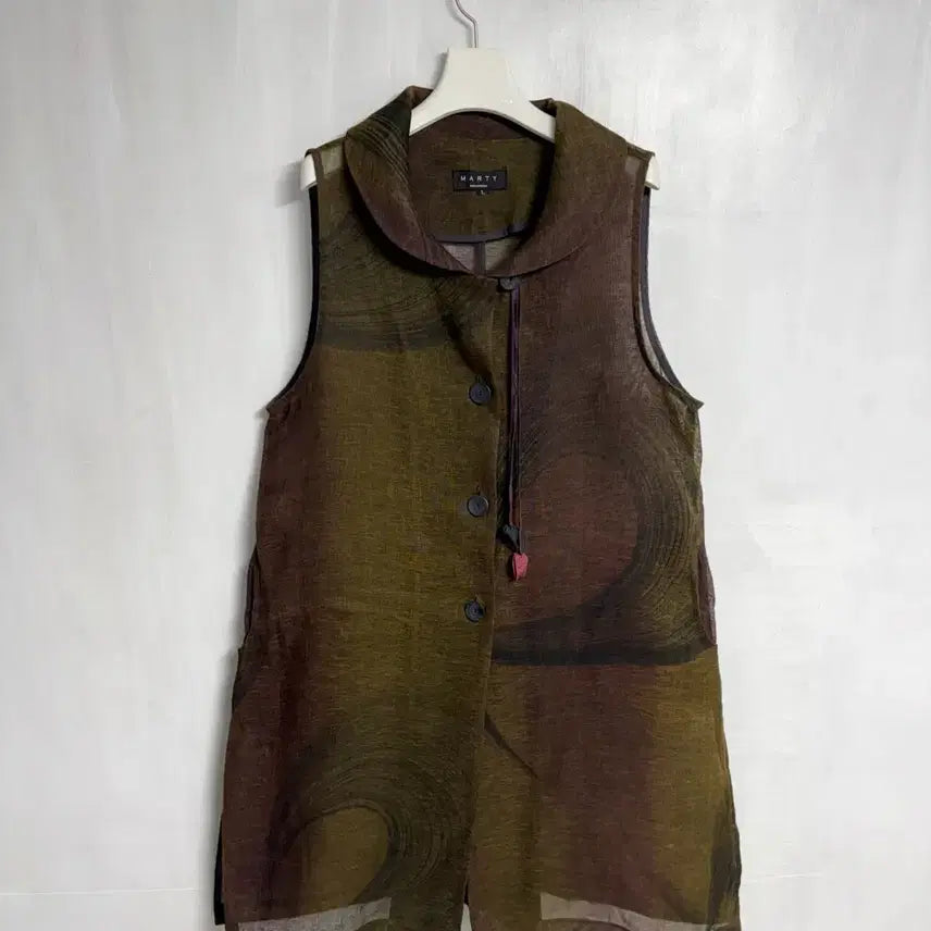 [BUNJANG] Mosi Vest and Mosi Dress Set / 모시 조끼, 모시 원피스 세트