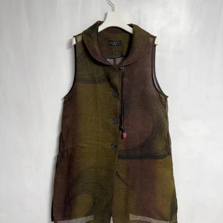 [BUNJANG] Mosi Vest and Mosi Dress Set / 모시 조끼, 모시 원피스 세트