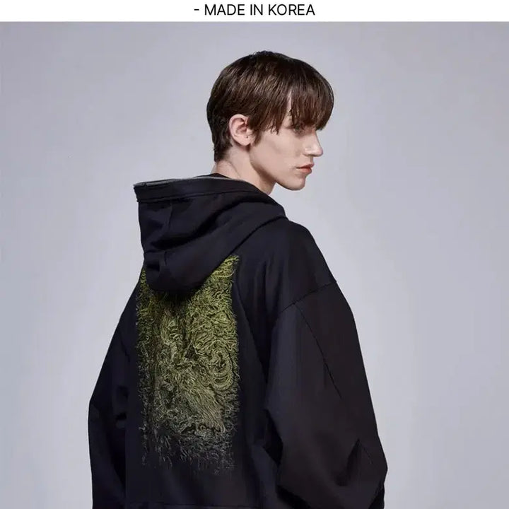 [SOLD OUT] (48) 24fw 송지오 컬렉션 자수 후드티 블랙
