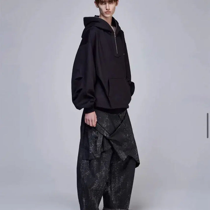 [SOLD OUT] (48) 24fw 송지오 컬렉션 자수 후드티 블랙