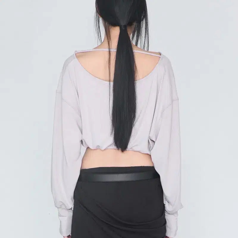 [SOLD OUT] 세릭 Draped Back Top _ Beige