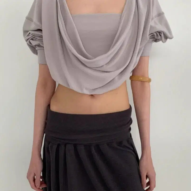 [SOLD OUT] 세릭 Draped Back Top _ Beige