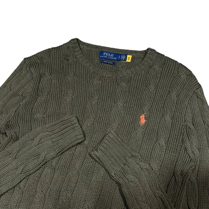 [BUNJANG] Polo Ralph Lauren Cable Knit Sweater / Polo Ralph Lauren 폴로 케이블 니트