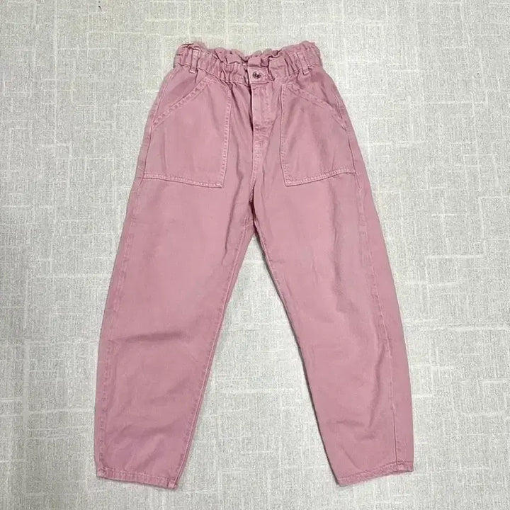 [BUNJANG] ZARA Pink Elastic Waist Banding Pants / ZARA 핑크 베기핏 밴딩 팬츠