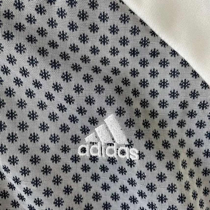 [BUNJANG] Adidas Dot Track Top White Jacket / M 아디다스 도트 땡땡이 트랙탑 져지 화이트