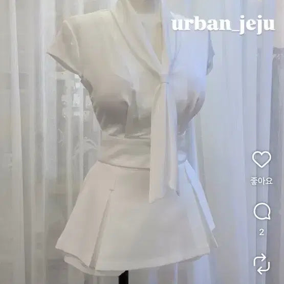 [BUNJANG] Imported White Blouse / (수입의류) 상의만 판매 시착안한 새상품입니다