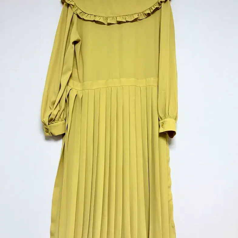 [SOLD OUT] 시크헤라 프릴 세일러 카라 플리츠 롱 원피스
